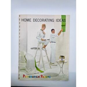 1960s Pittsburgh Paints Home‎ Decorating Ideas Magazine Pamphlet Vintage MCM